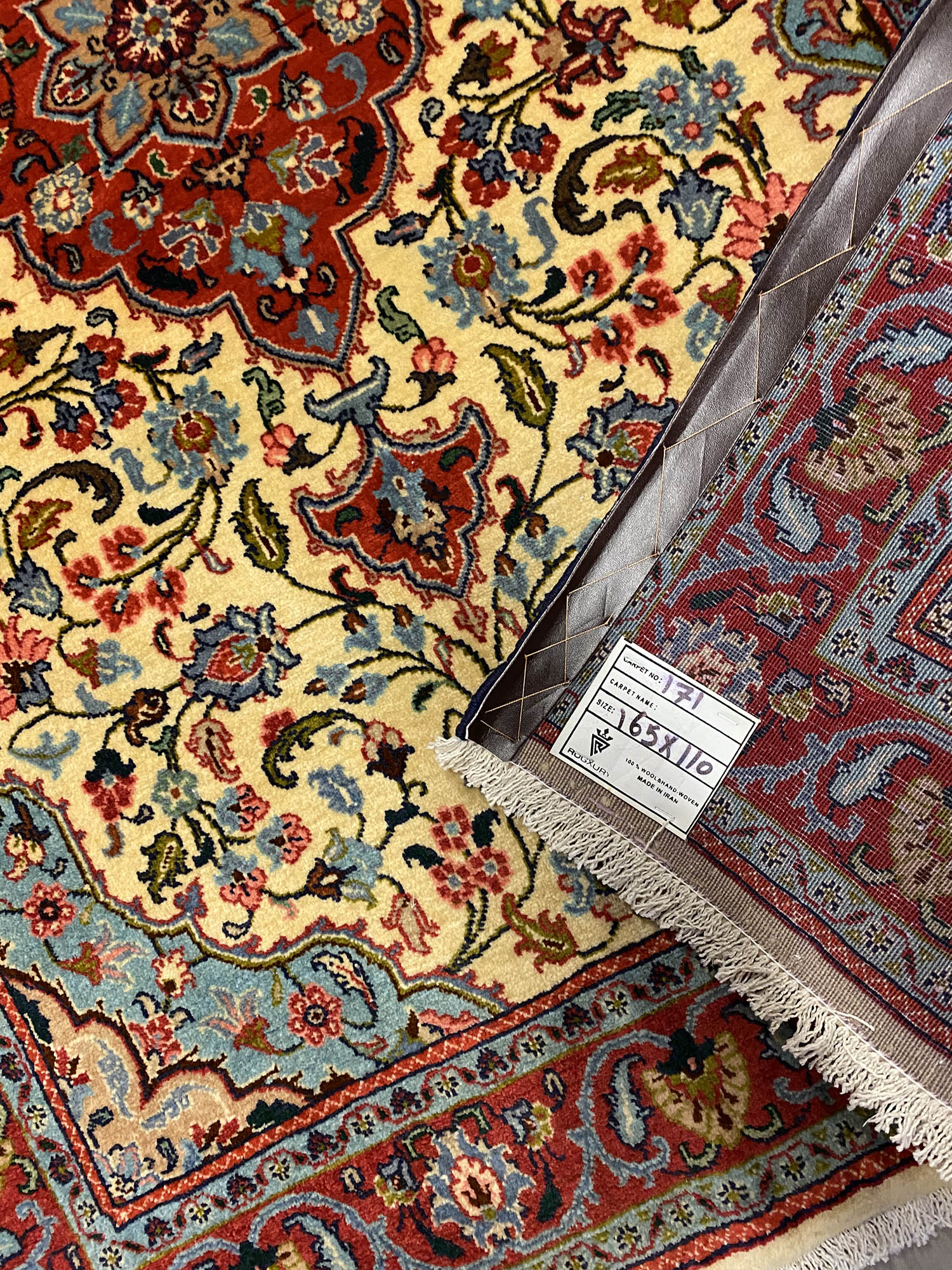 1.6x1.1M Arabesque Sarough Rug - Image 5