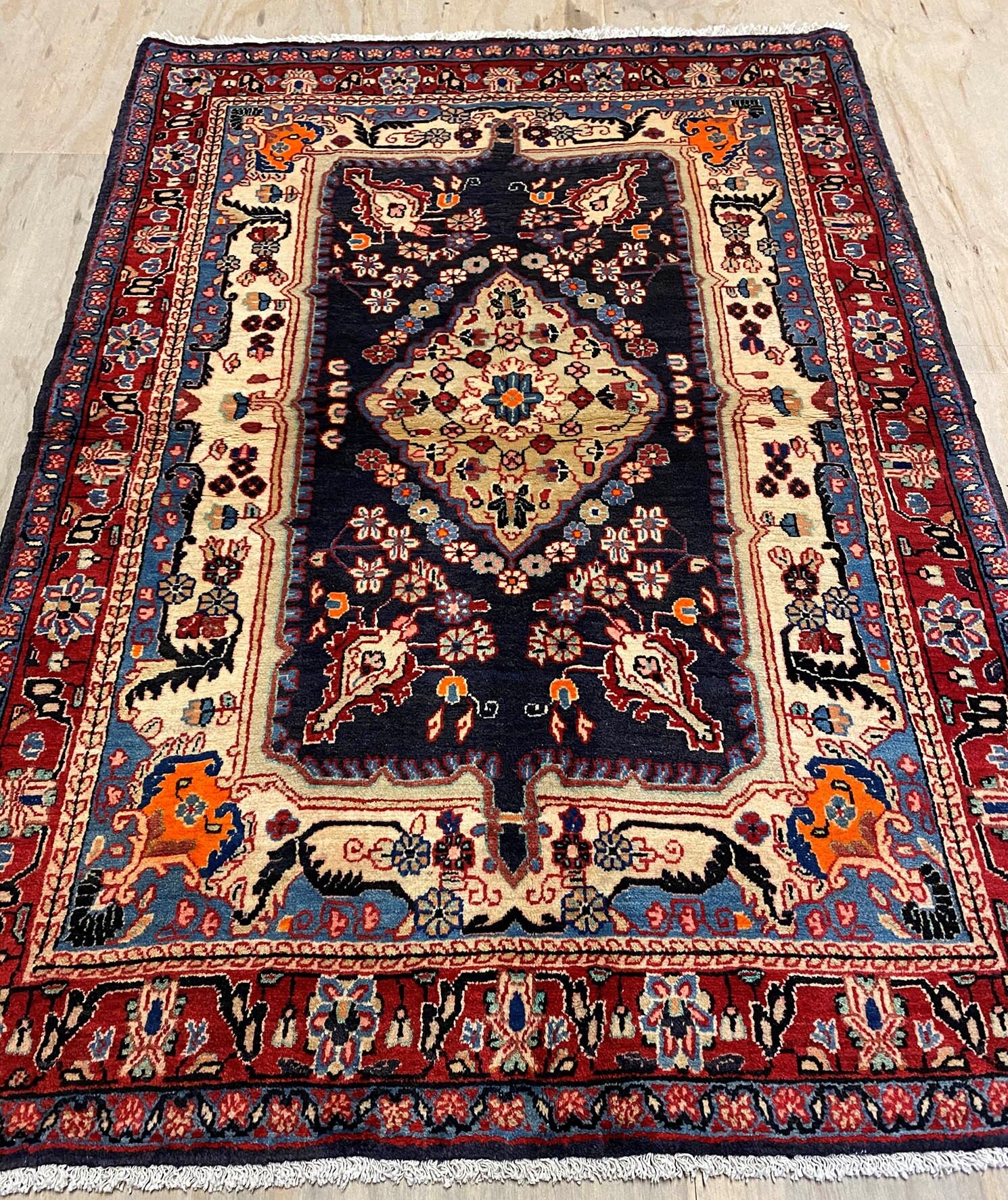 1.5x1M Traditional Sarough Rug - Image 6