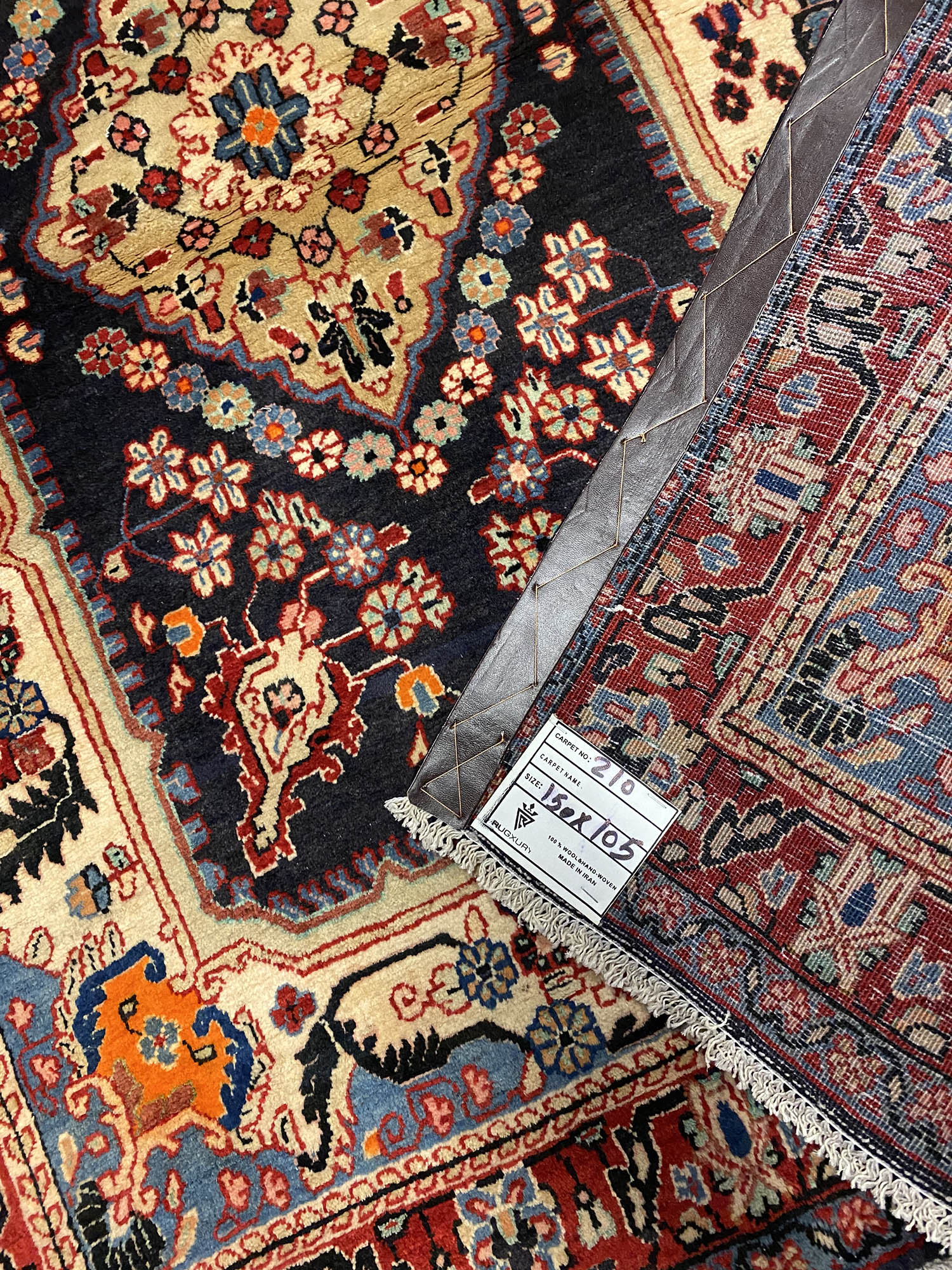 1.5x1M Traditional Sarough Rug - Image 5