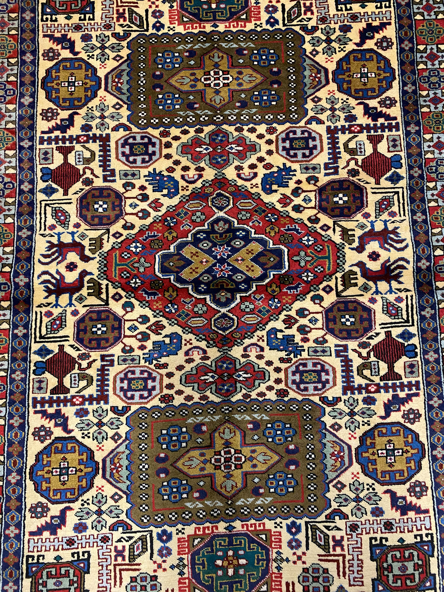 1.6x1.1M Persian Ardebil Pictorial Rug