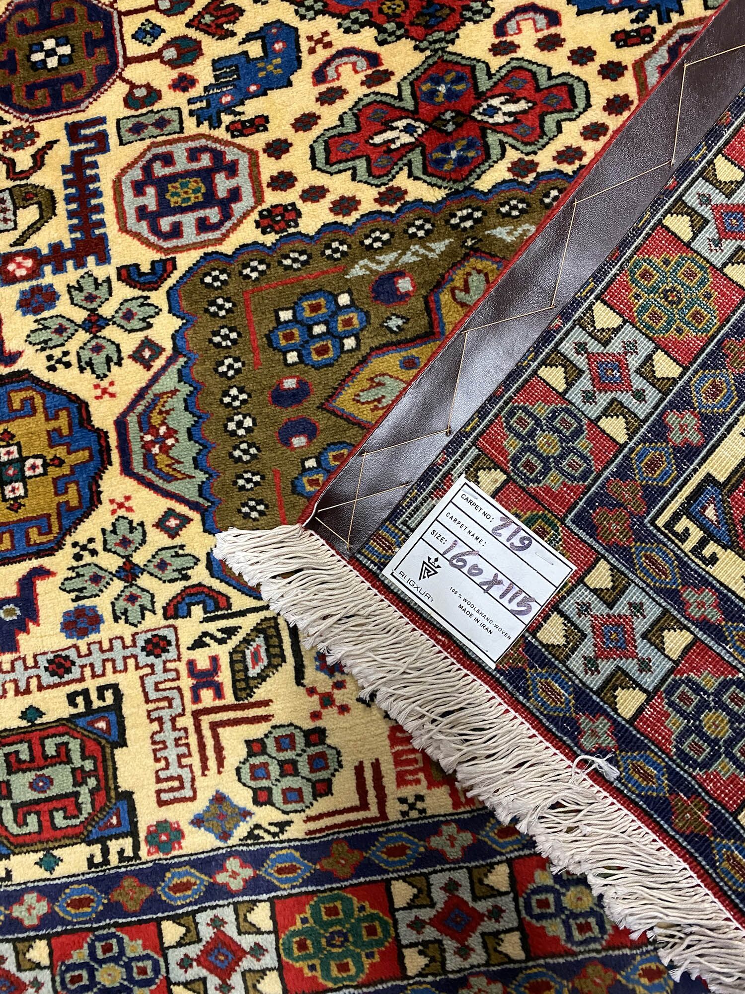 1.6x1.1M Persian Ardebil Pictorial Rug - Image 7