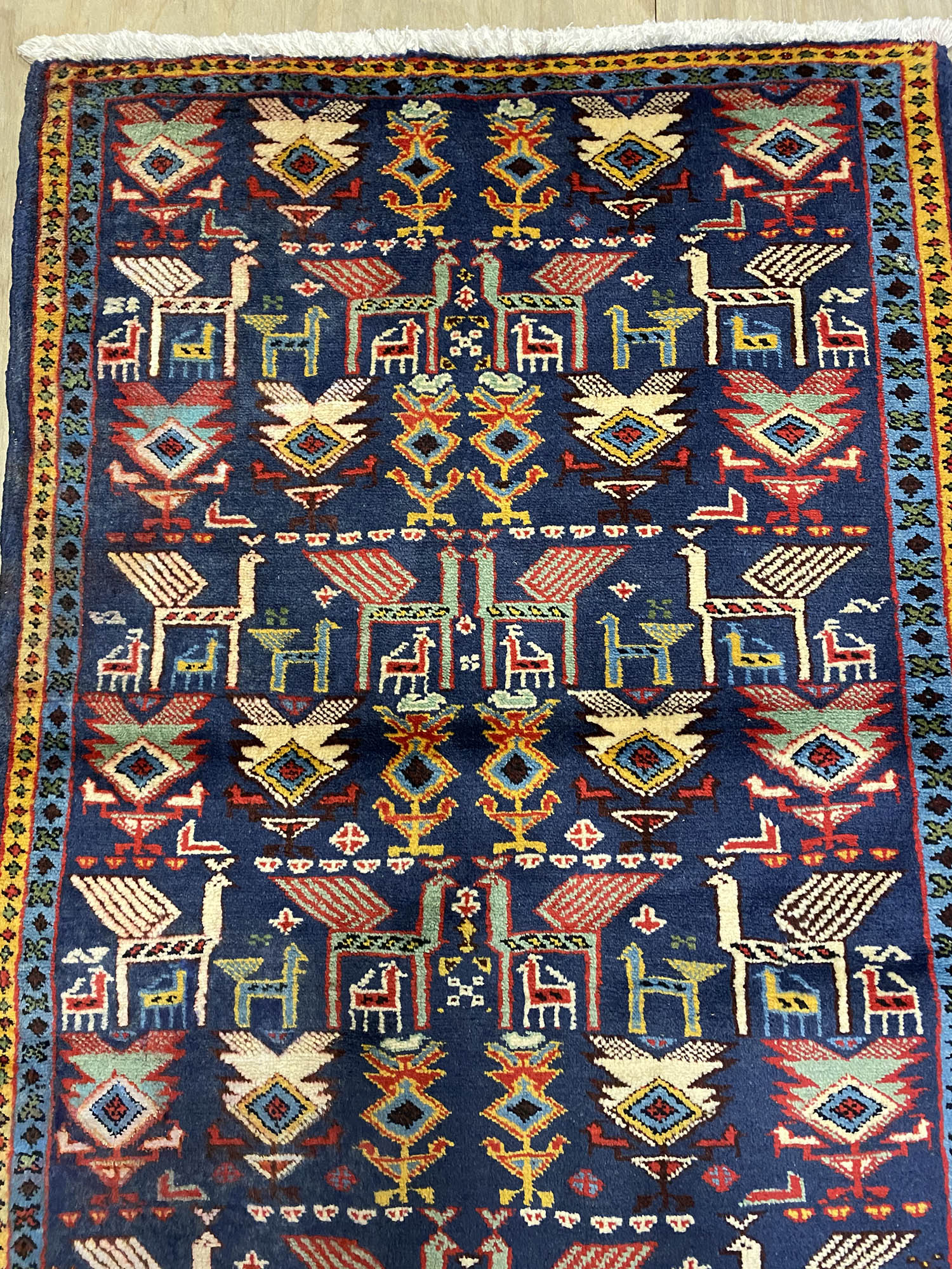 1.1x0.8M Hamedan Persian Rug