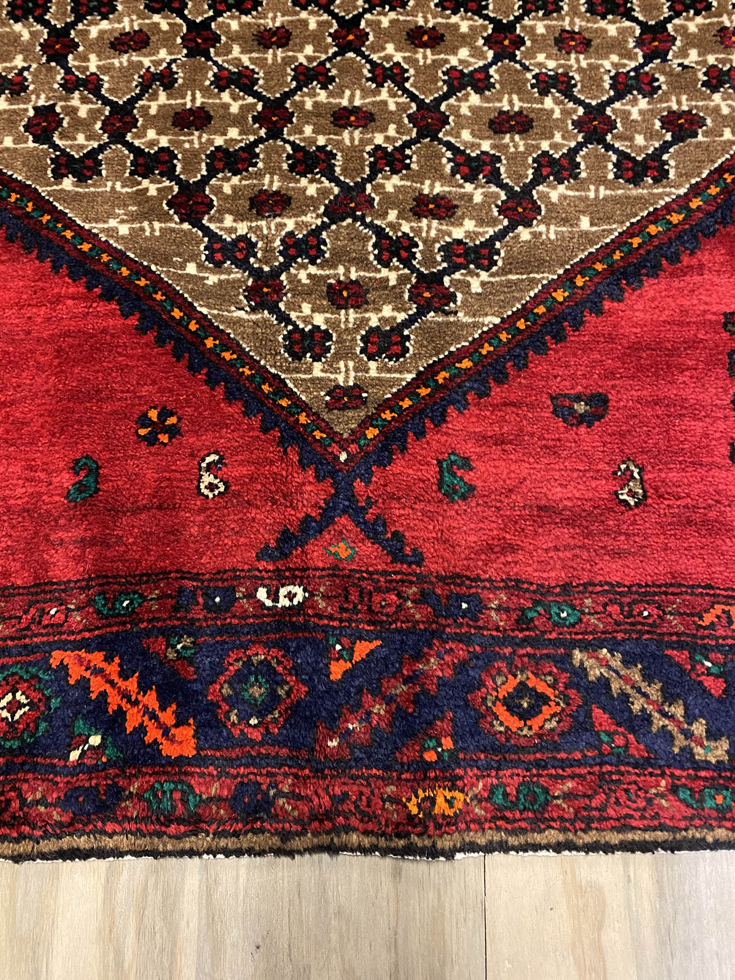 2.2x1.3M Persian Koliai Kurdish Runner - Image 6
