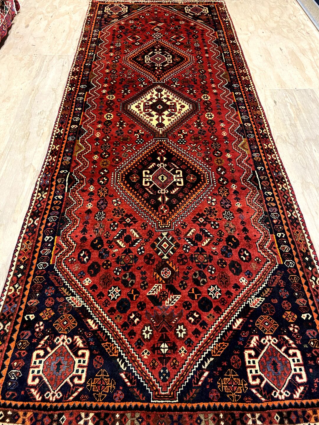 3M Qashghai Shiraz Persian Runner - Image 2