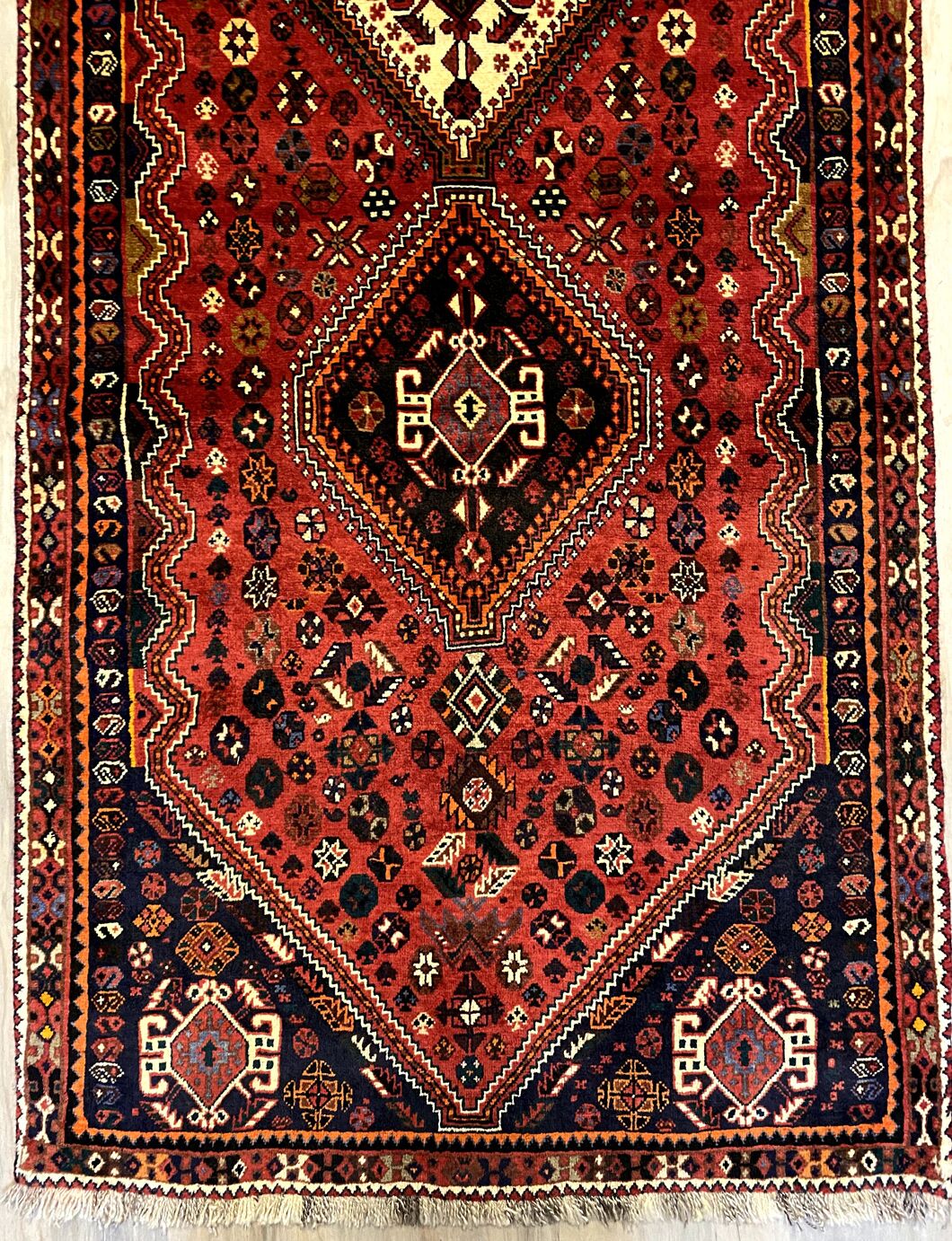 3M Qashghai Shiraz Persian Runner - Image 4