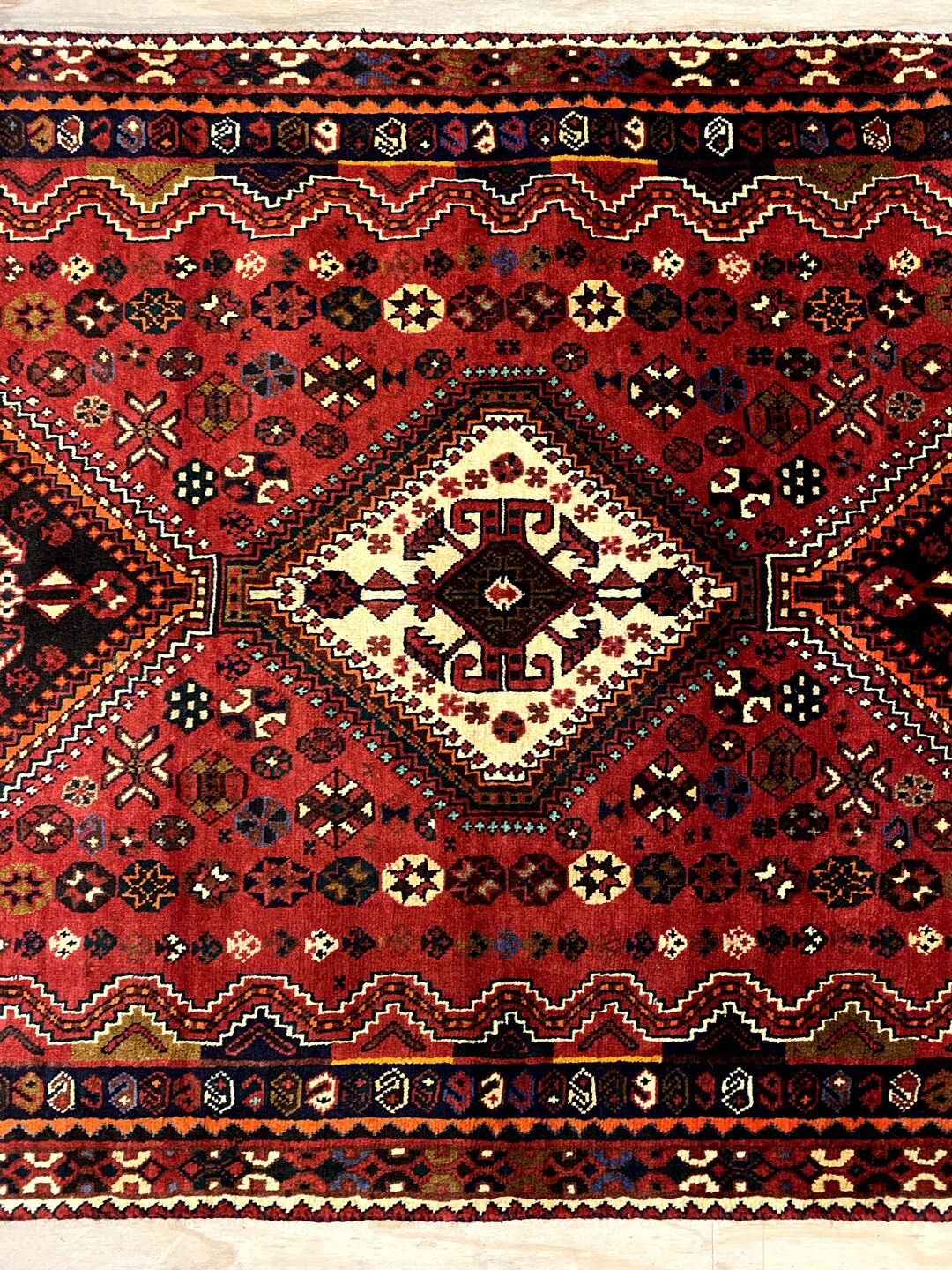 3M Qashghai Shiraz Persian Runner - Image 5