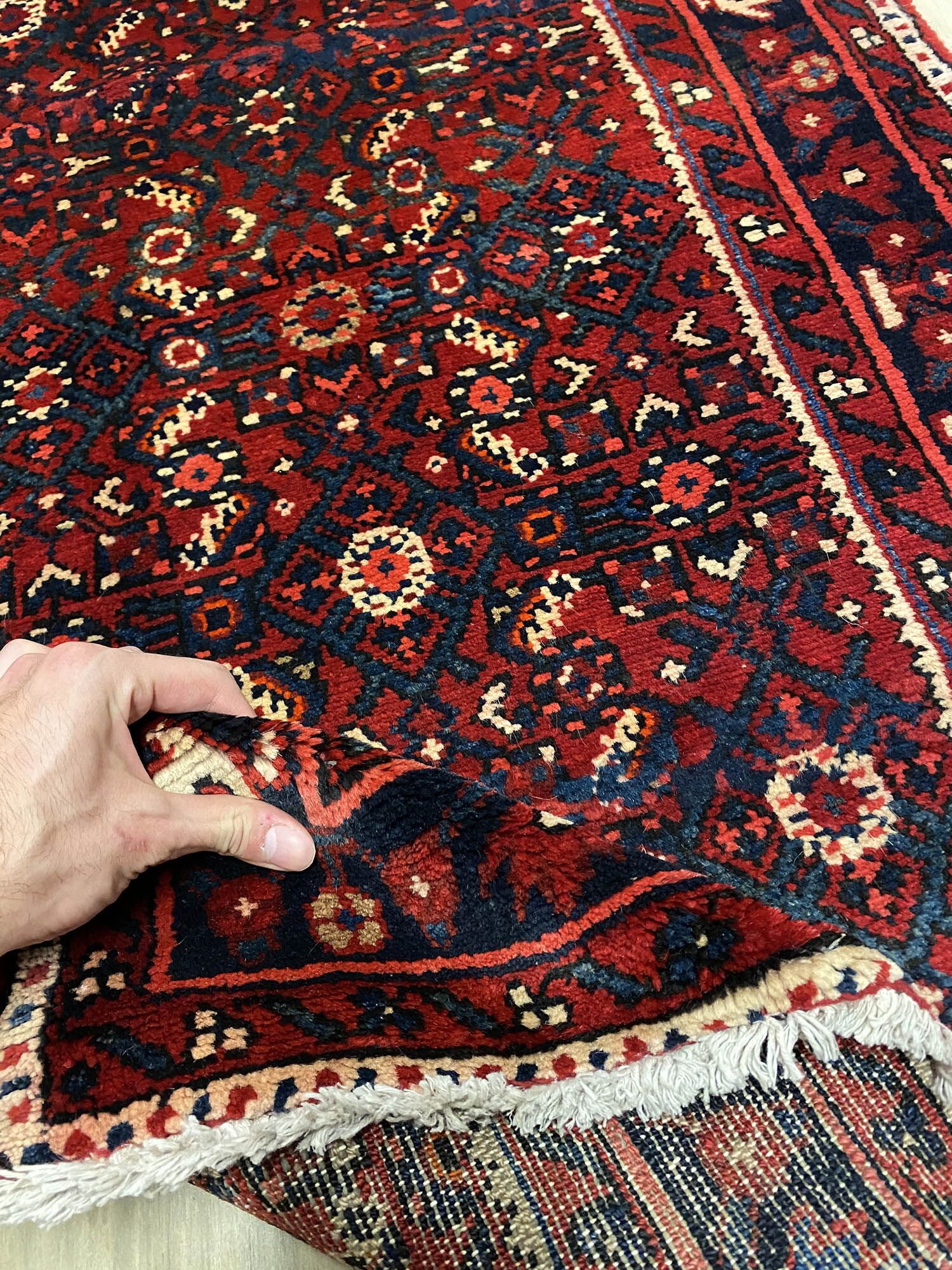 5.8m Hamedan Persian Runner (Hosseinabad) - Image 6