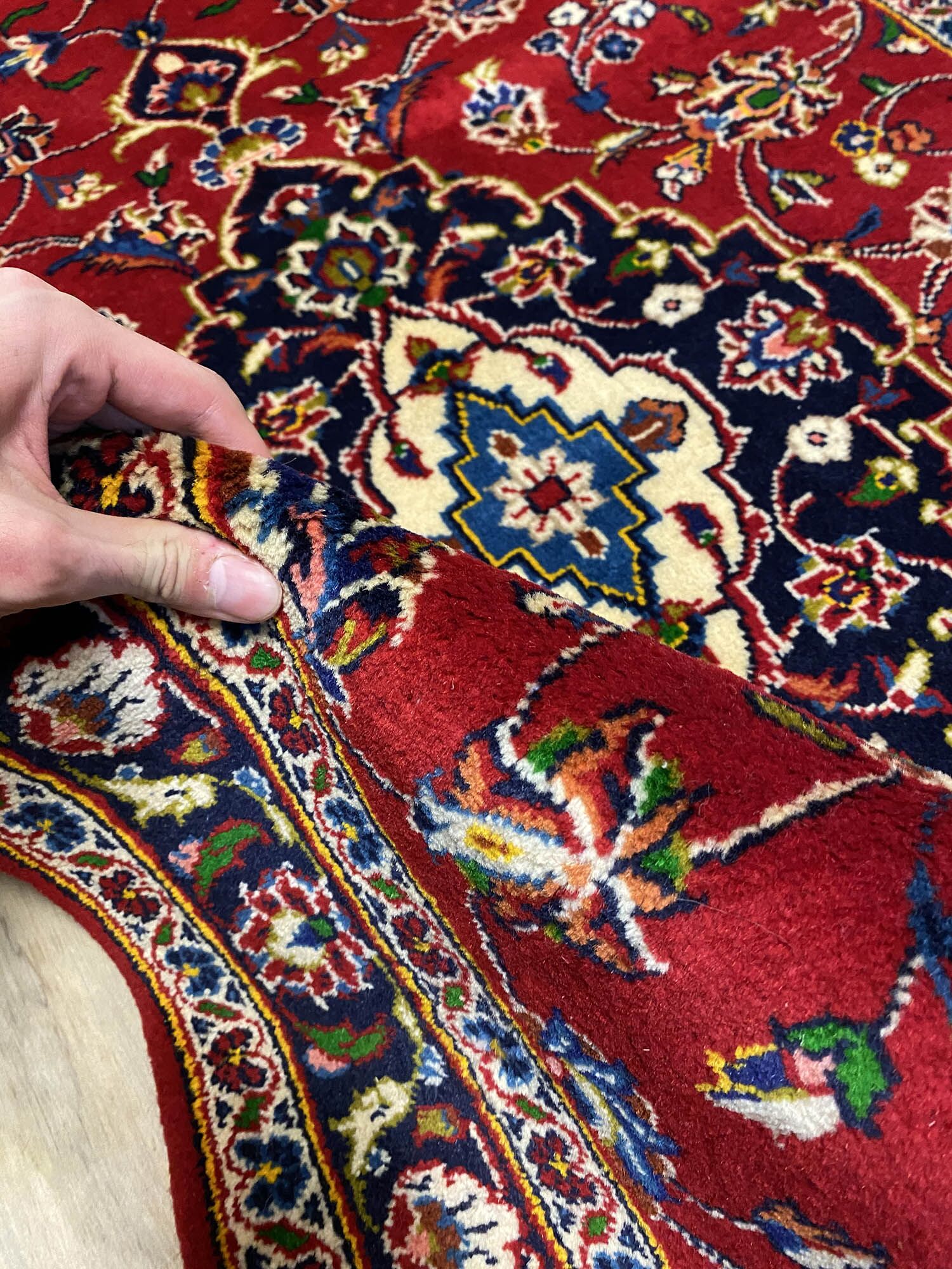 4M Traditional Kashan Runner - Image 9