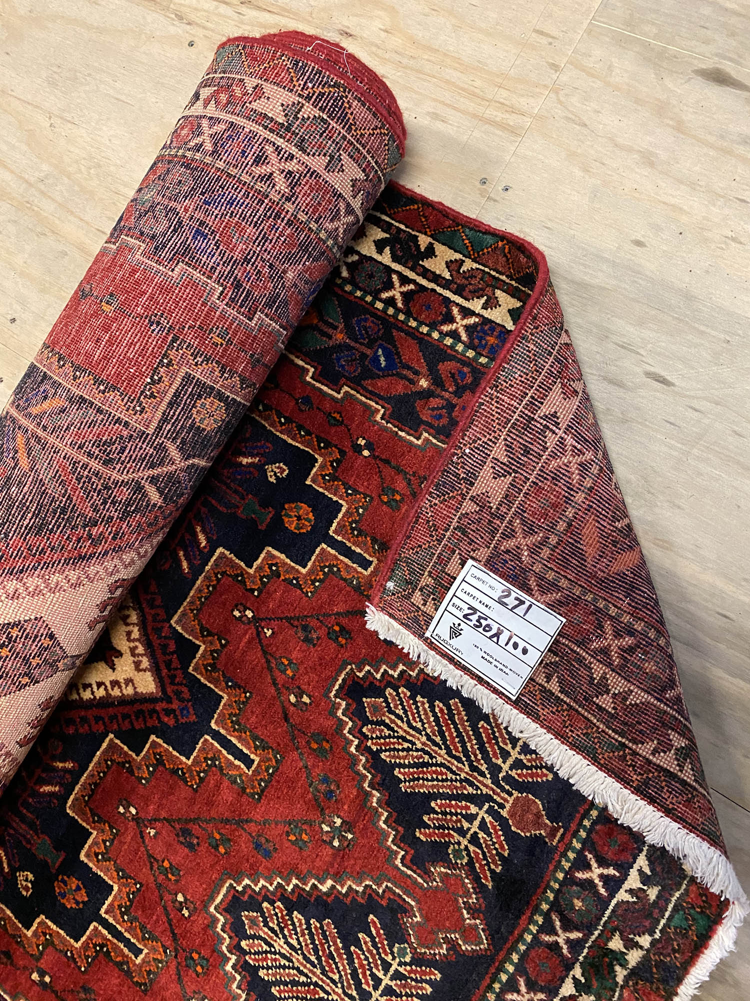 2.5x1M Hamedan Persian Runner (Sirjan) - Image 5