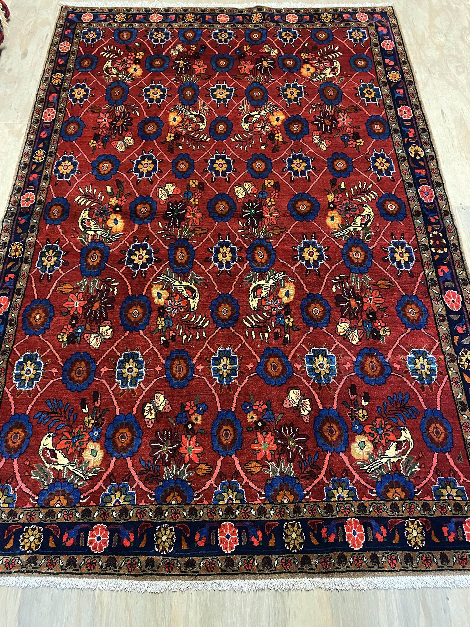 Tribal Hamedan Persian Rug - Image 5