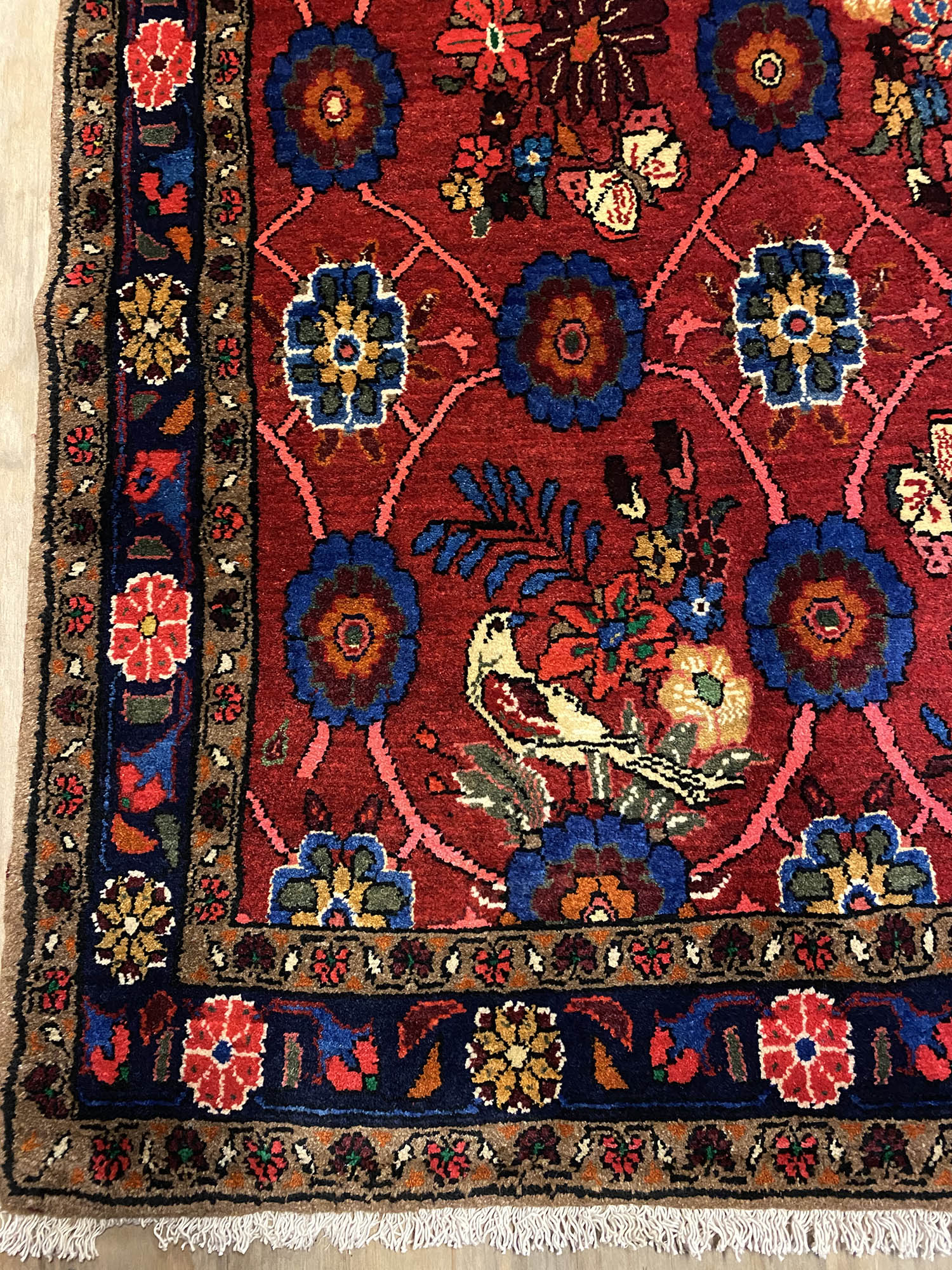 Tribal Hamedan Persian Rug - Image 8