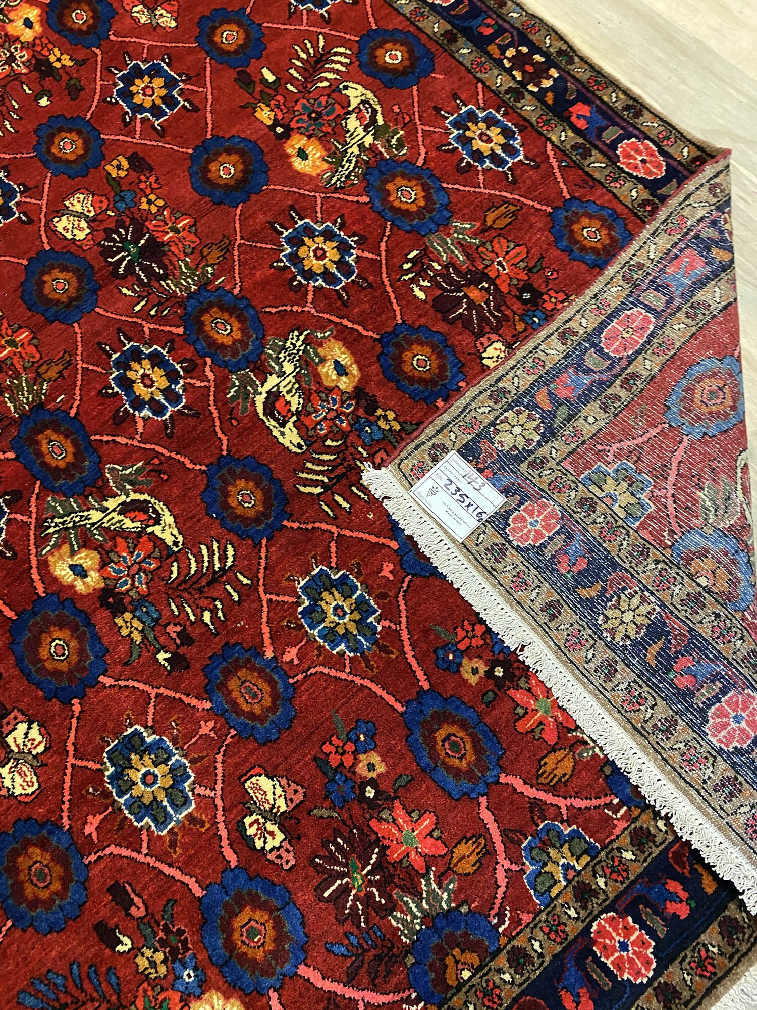 Tribal Hamedan Persian Rug - Image 9
