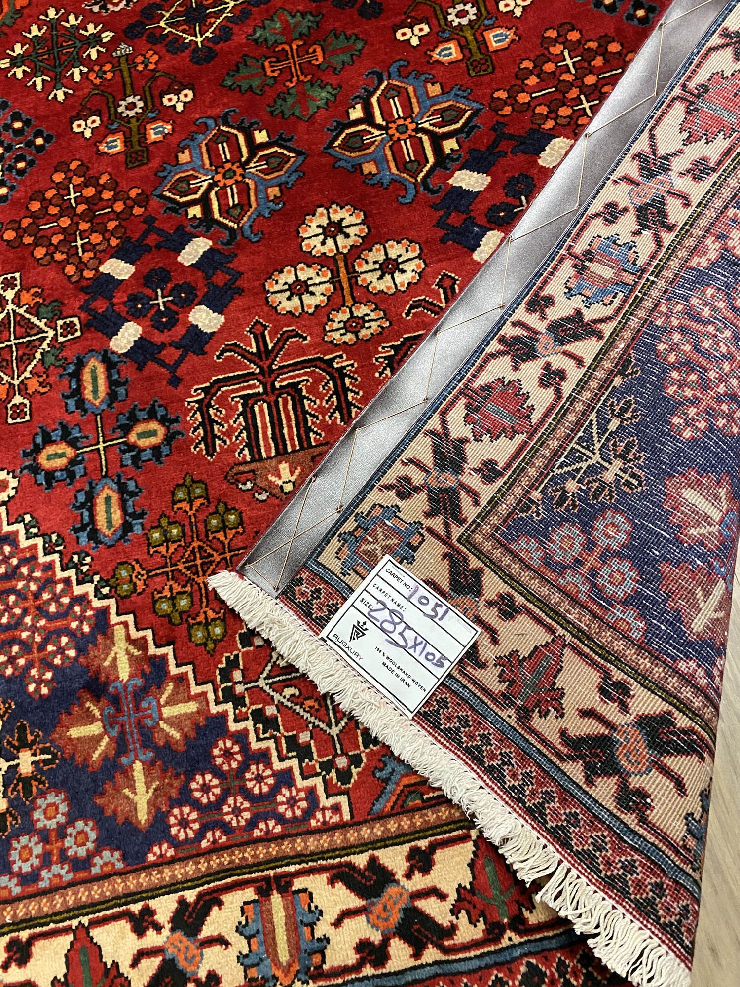 2.8m Persian Joshaghan (Mei Mei) Runner - Image 9