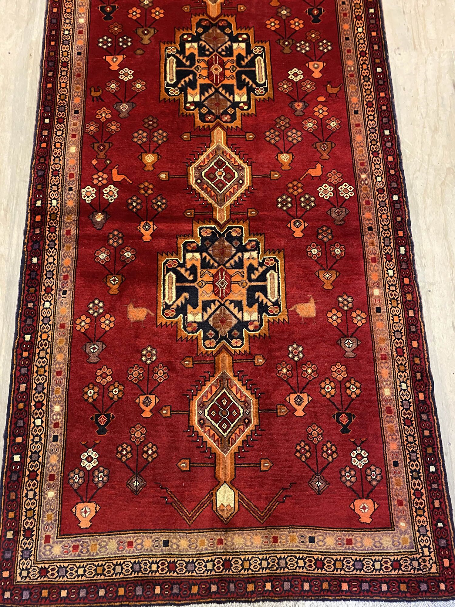 3m Persian Meshkin Runner - Image 7