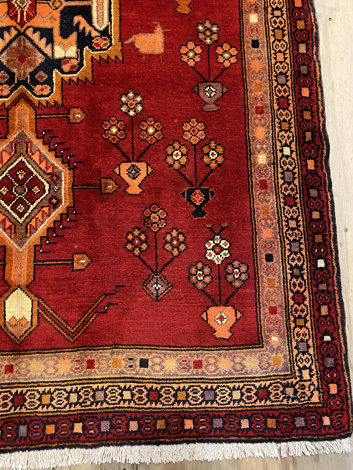 3m Persian Meshkin Runner - Image 3