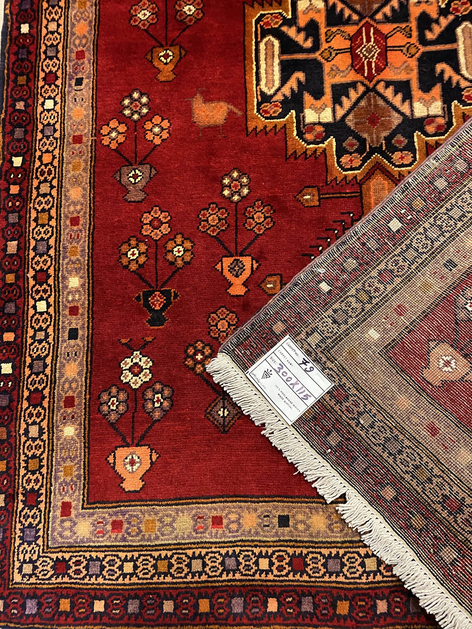 3m Persian Meshkin Runner - Image 5