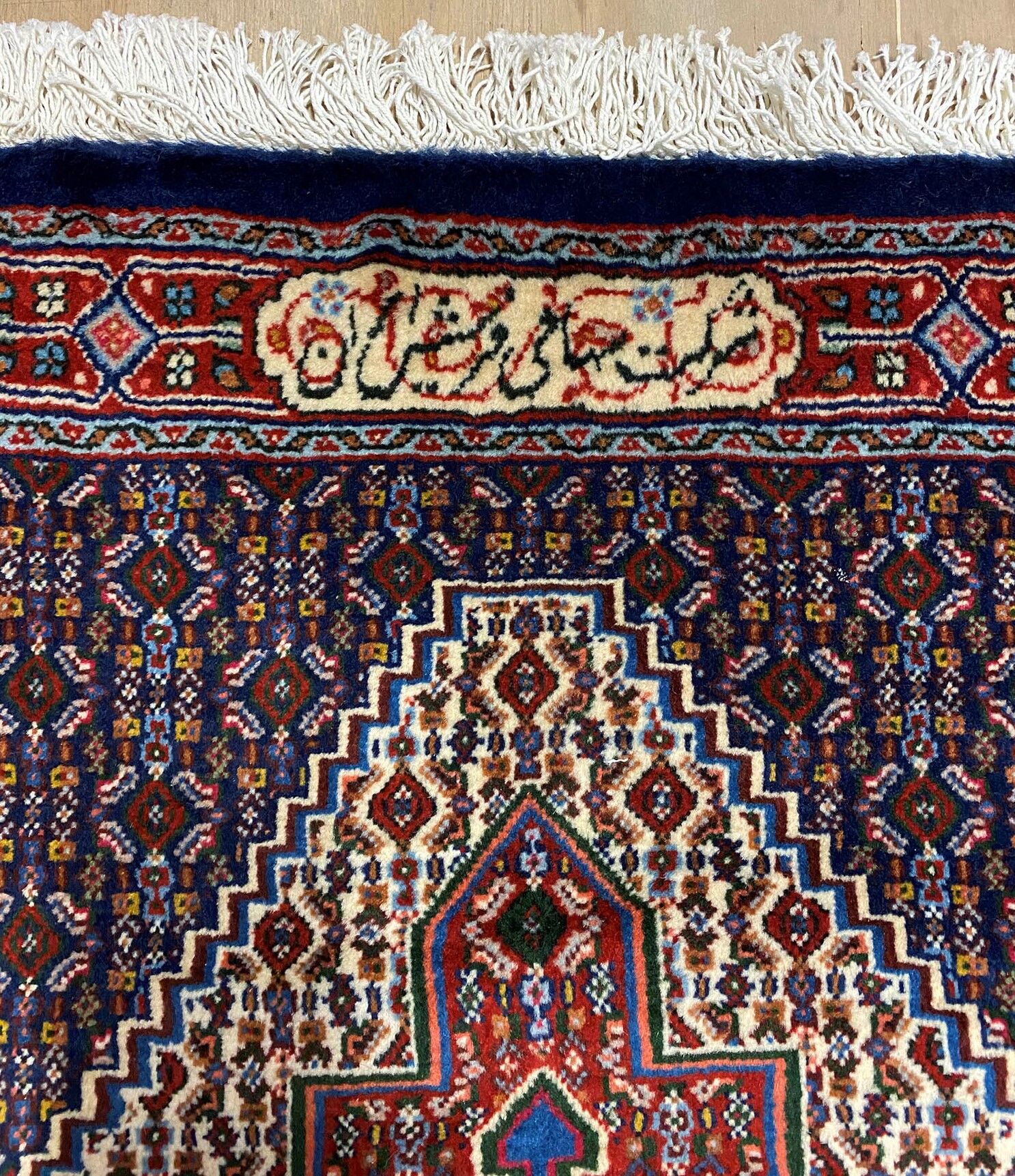 3.6M Signed Senneh Bijar Persian Runner (sanandaj) - Image 3