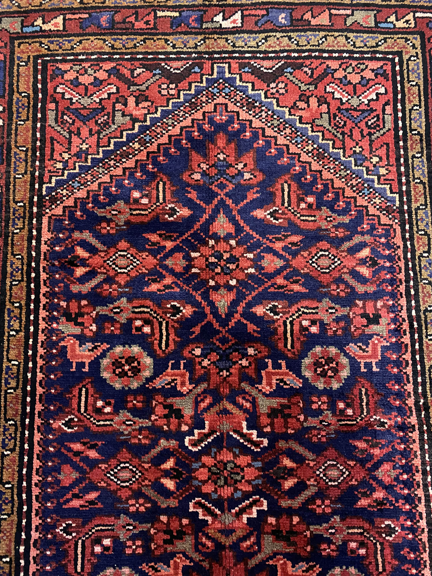 3M Antique Hamedan Persian Runner - Image 2