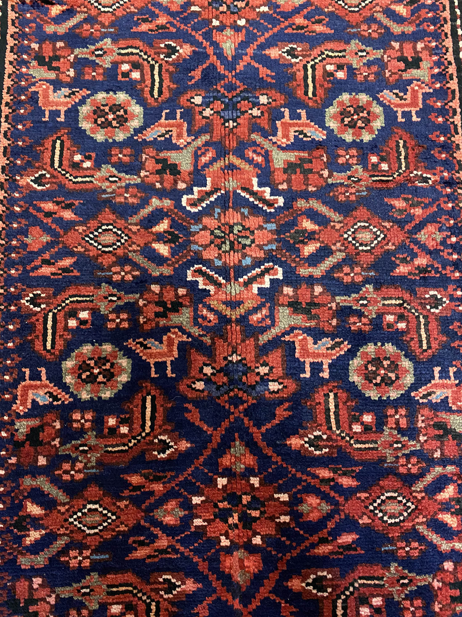 3M Antique Hamedan Persian Runner - Image 3