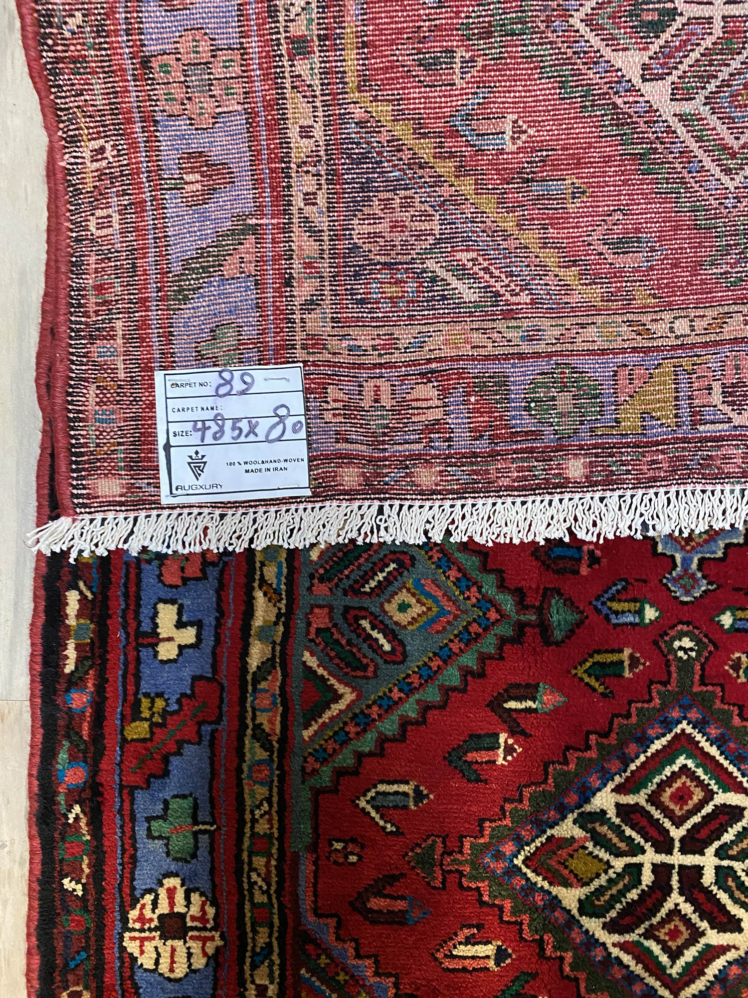 4.8m Persian Hamadan Runner - Image 7