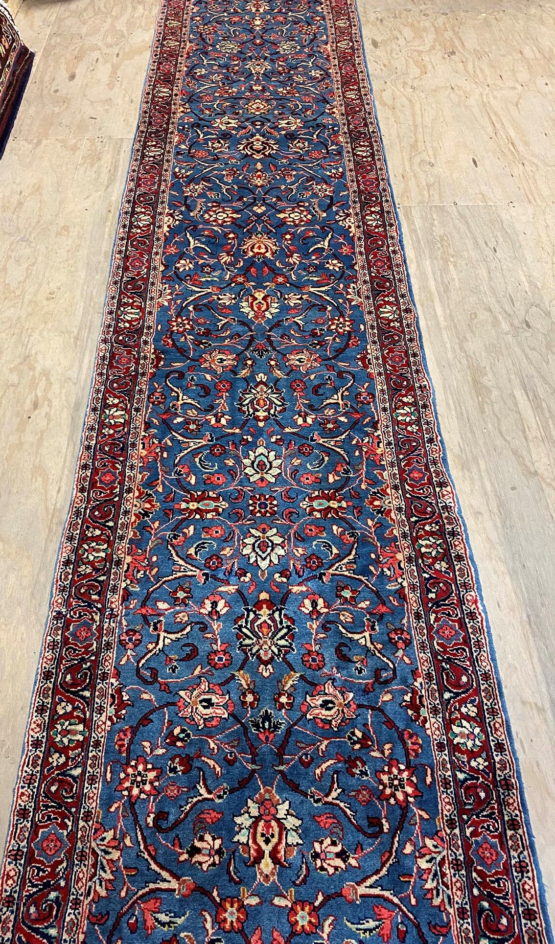 5M Long Persian Handmade Sarough Runner - Image 8