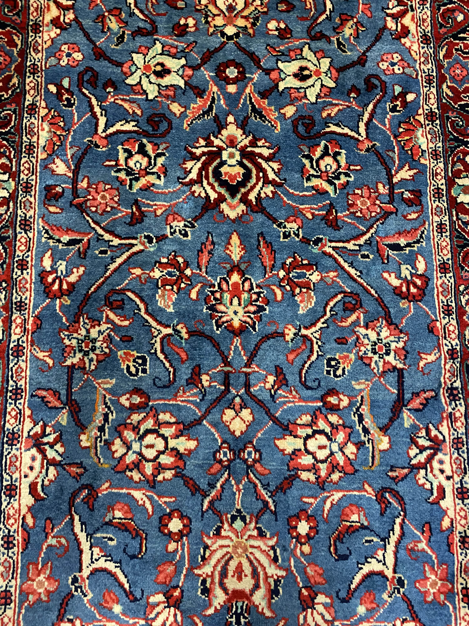 5M Long Persian Handmade Sarough Runner - Image 3