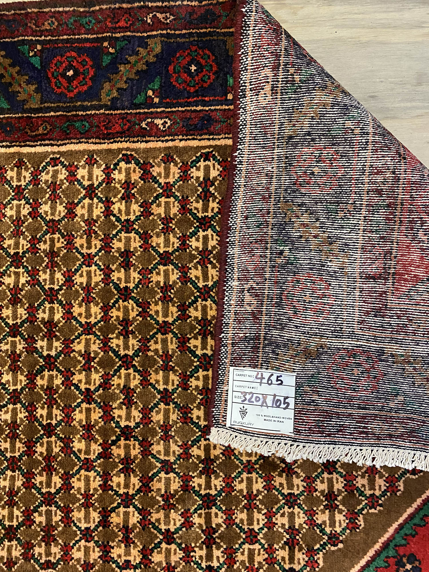 3M Persian Koliai Kurdish Runner - Image 2