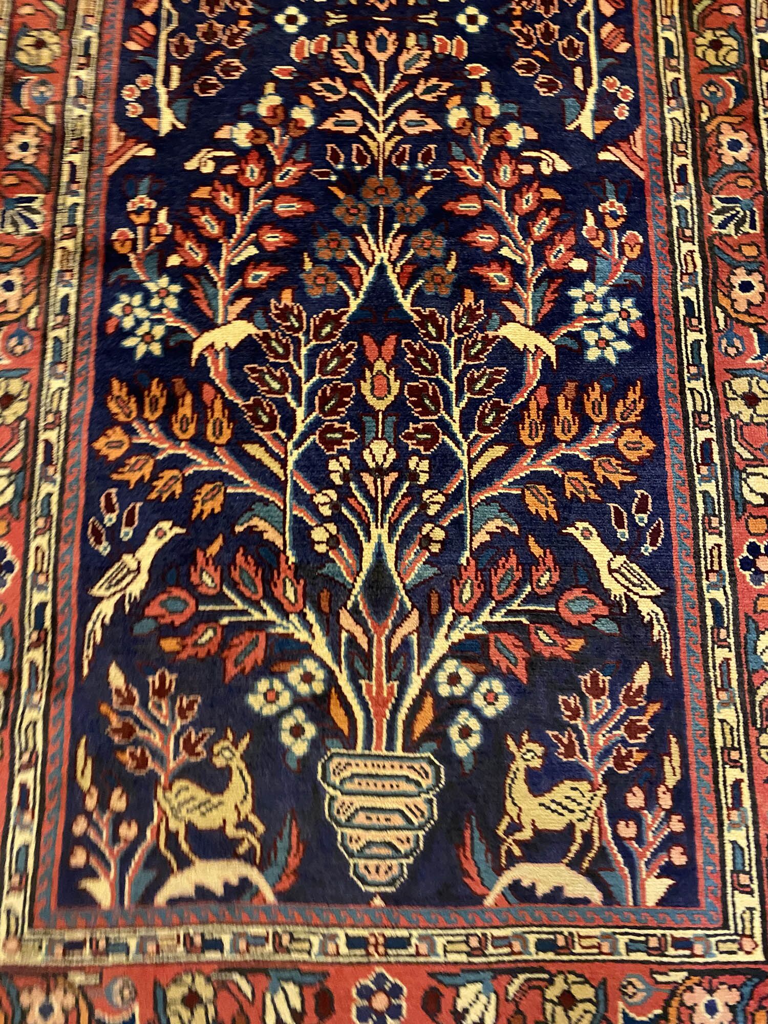 4.1M Long Tribal Handmade Hamedan Runner - Image 4