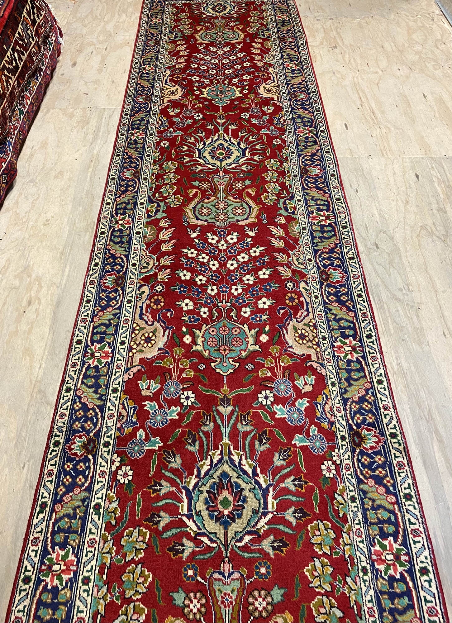 4.4m Vase Design Tabriz Persian Runner - Image 6
