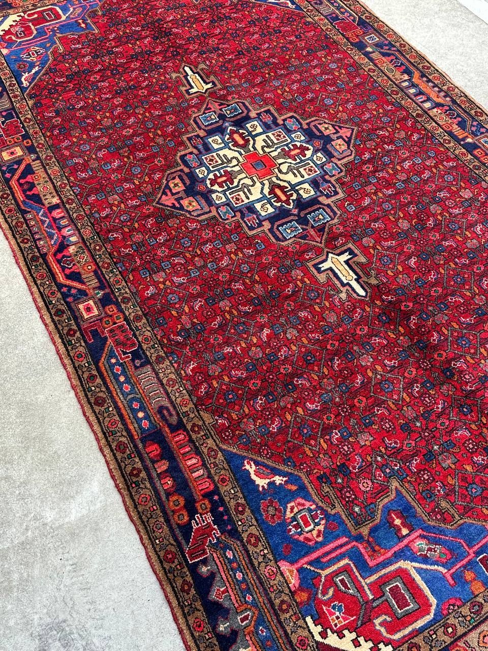 2.8x1.5M Hamedan Persian Rug - Image 5