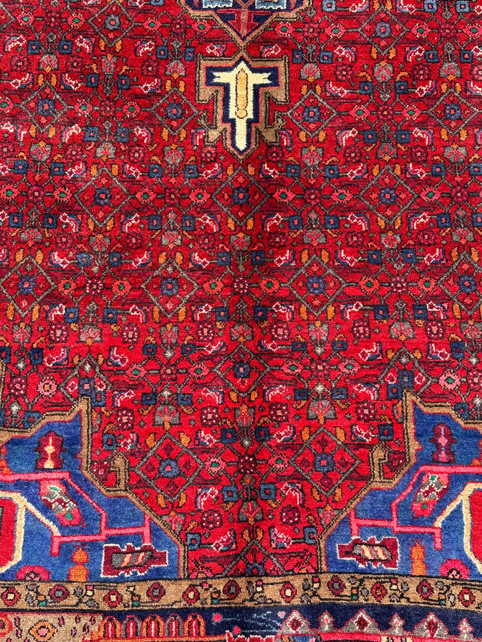 2.8x1.5M Hamedan Persian Rug - Image 6