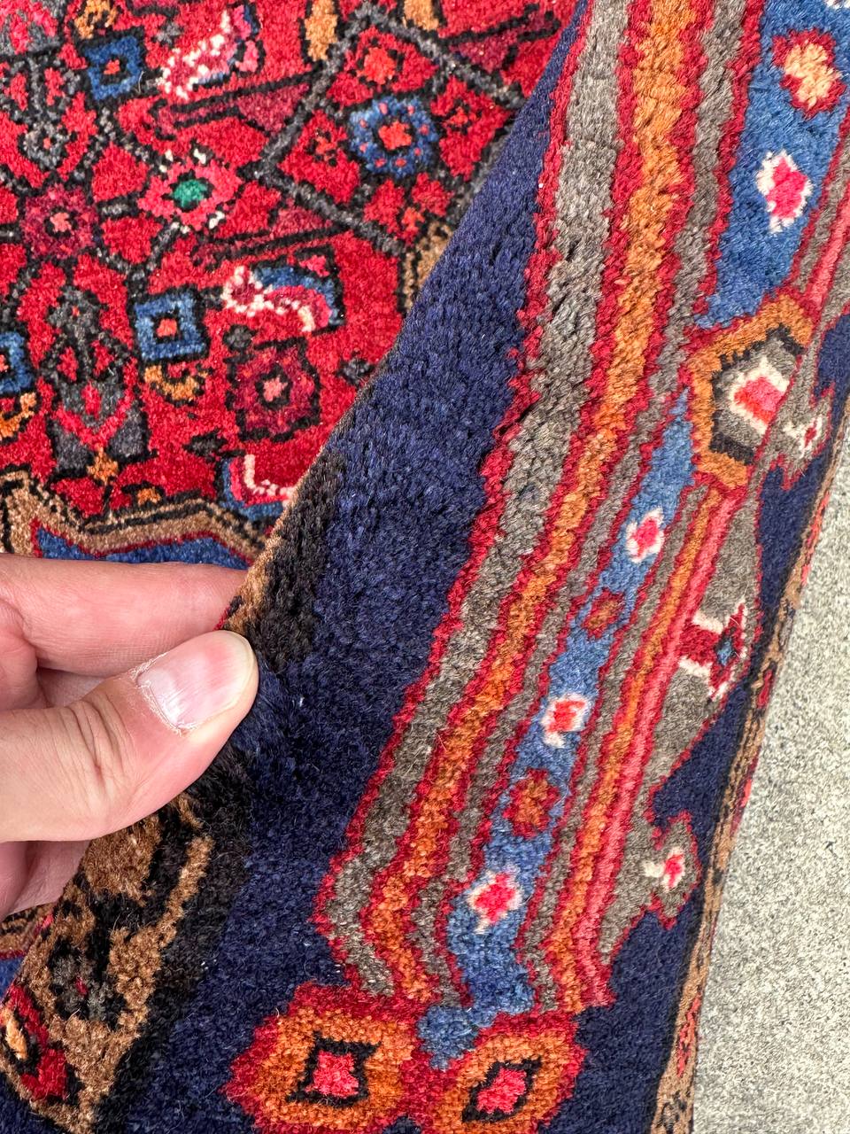 2.8x1.5M Hamedan Persian Rug - Image 10