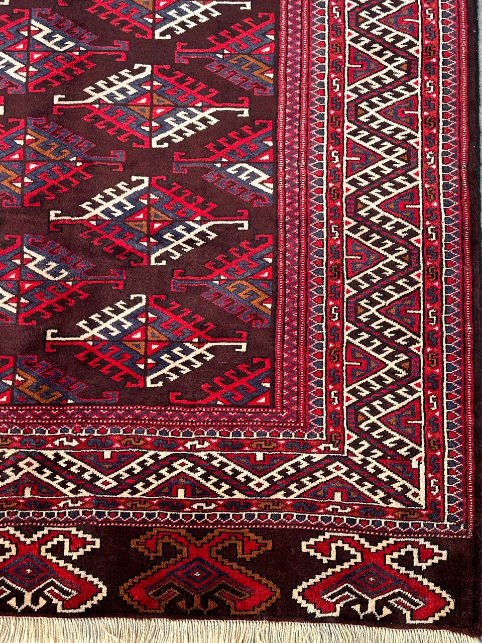 3.1x2.1M Tribal Persian Turkoman Rug - Image 7