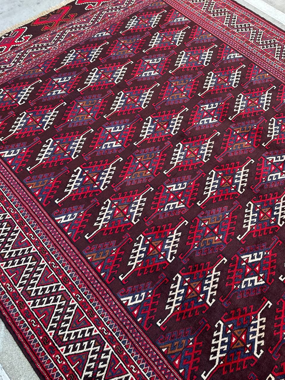 3.1x2.1M Tribal Persian Turkoman Rug - Image 6