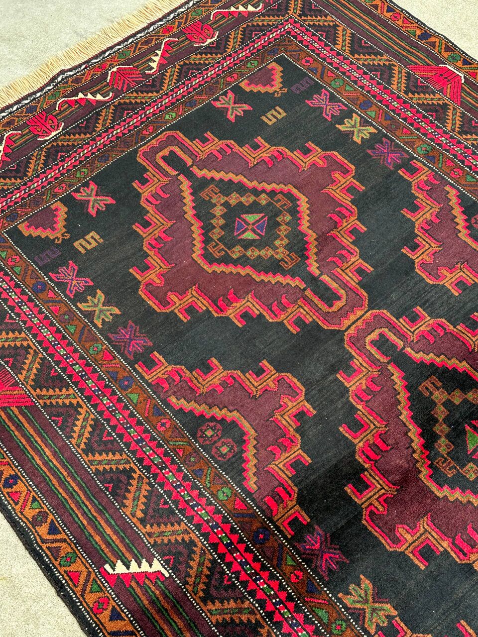 2.1x1.2M Persian Balouchi Rug - Image 4