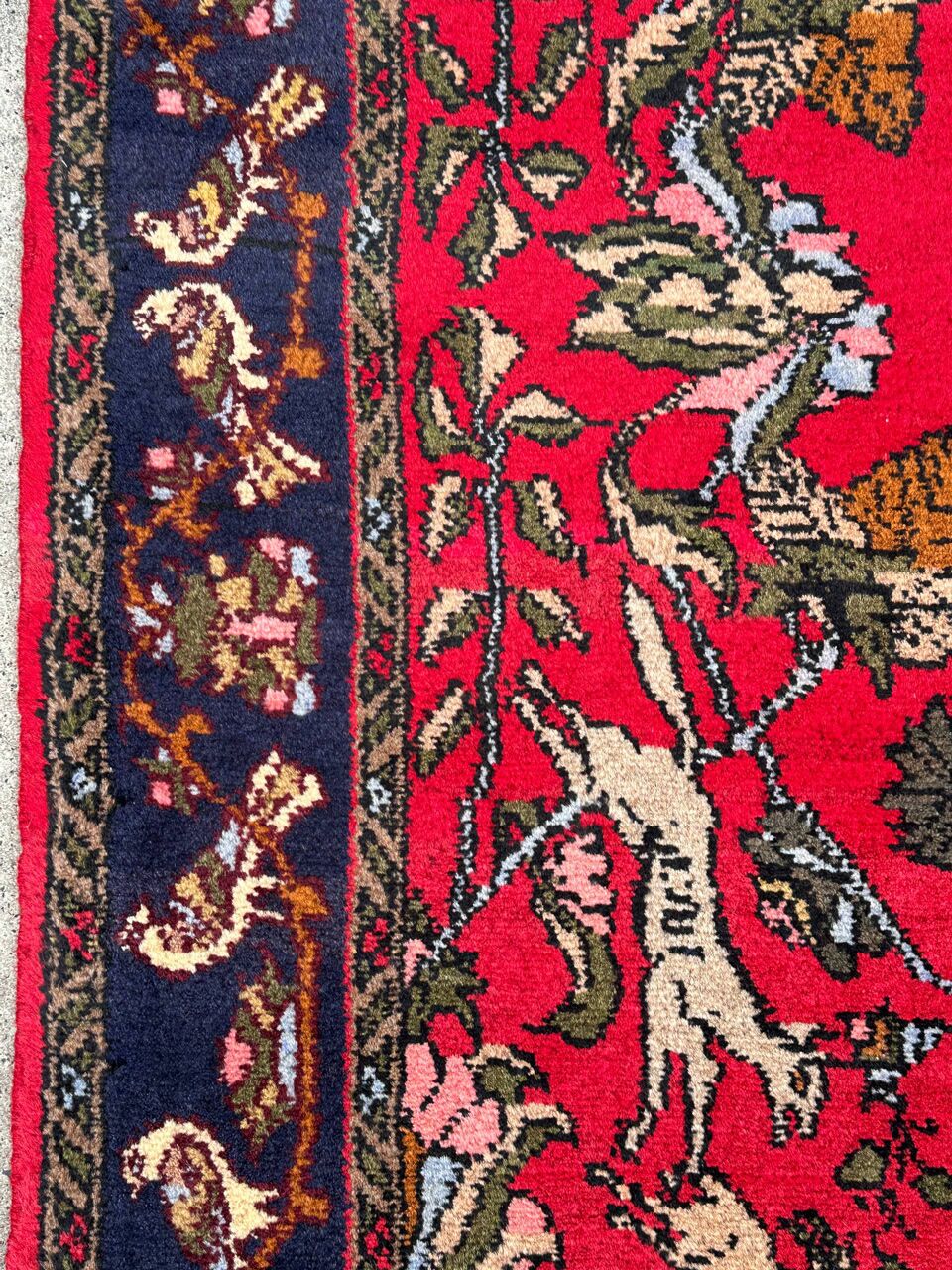 1.6x1M Antique Kurdi Rug - Image 3