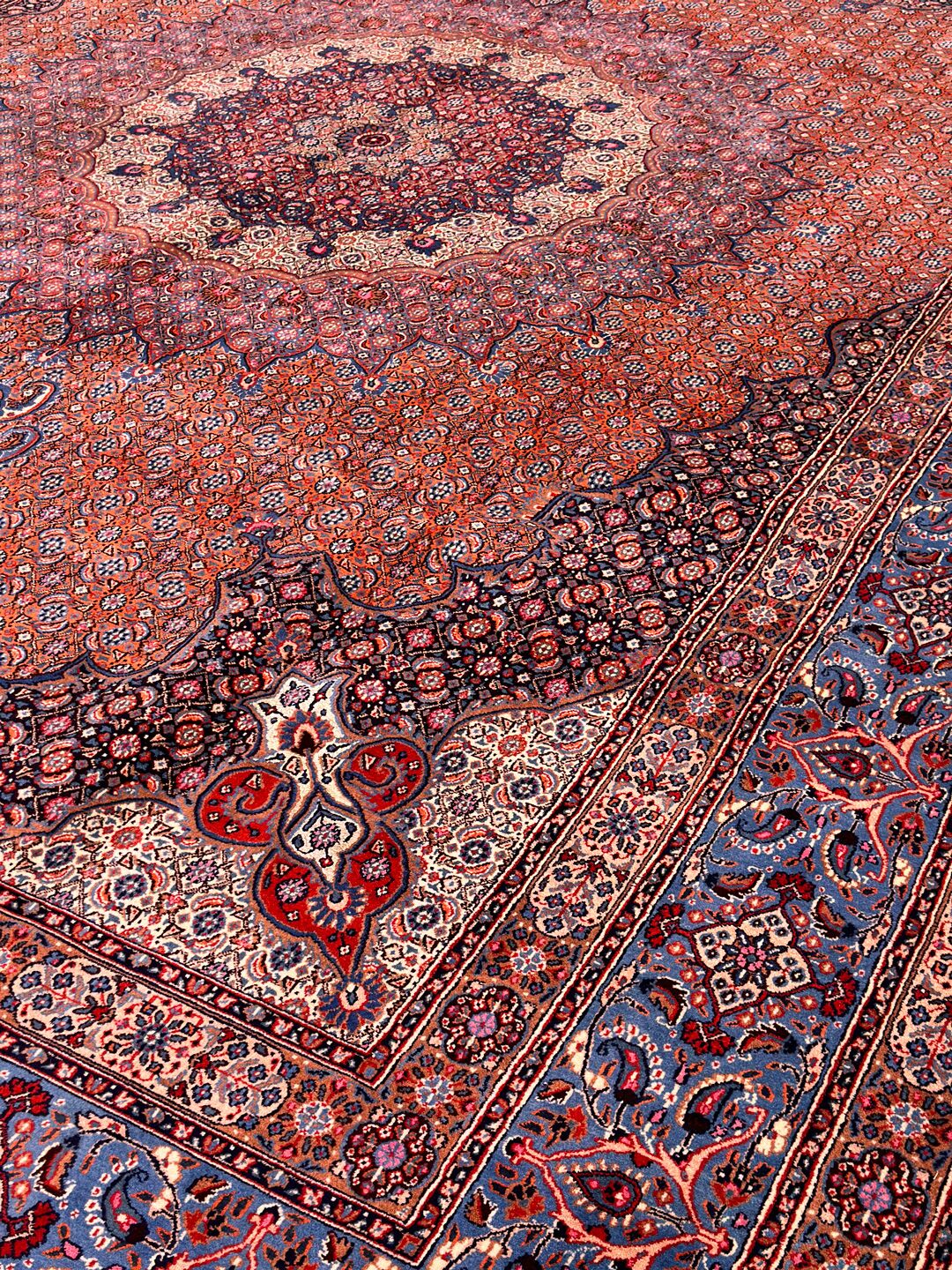 4.3x3.1M Signed Masterpiece Mood Persian Rug (Wool&Silk 60 Raj) - Image 11