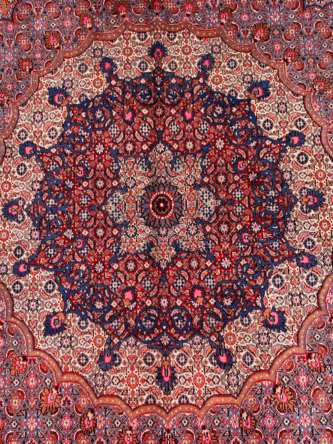 4.3x3.1M Signed Masterpiece Mood Persian Rug (Wool&Silk 60 Raj) - Image 5