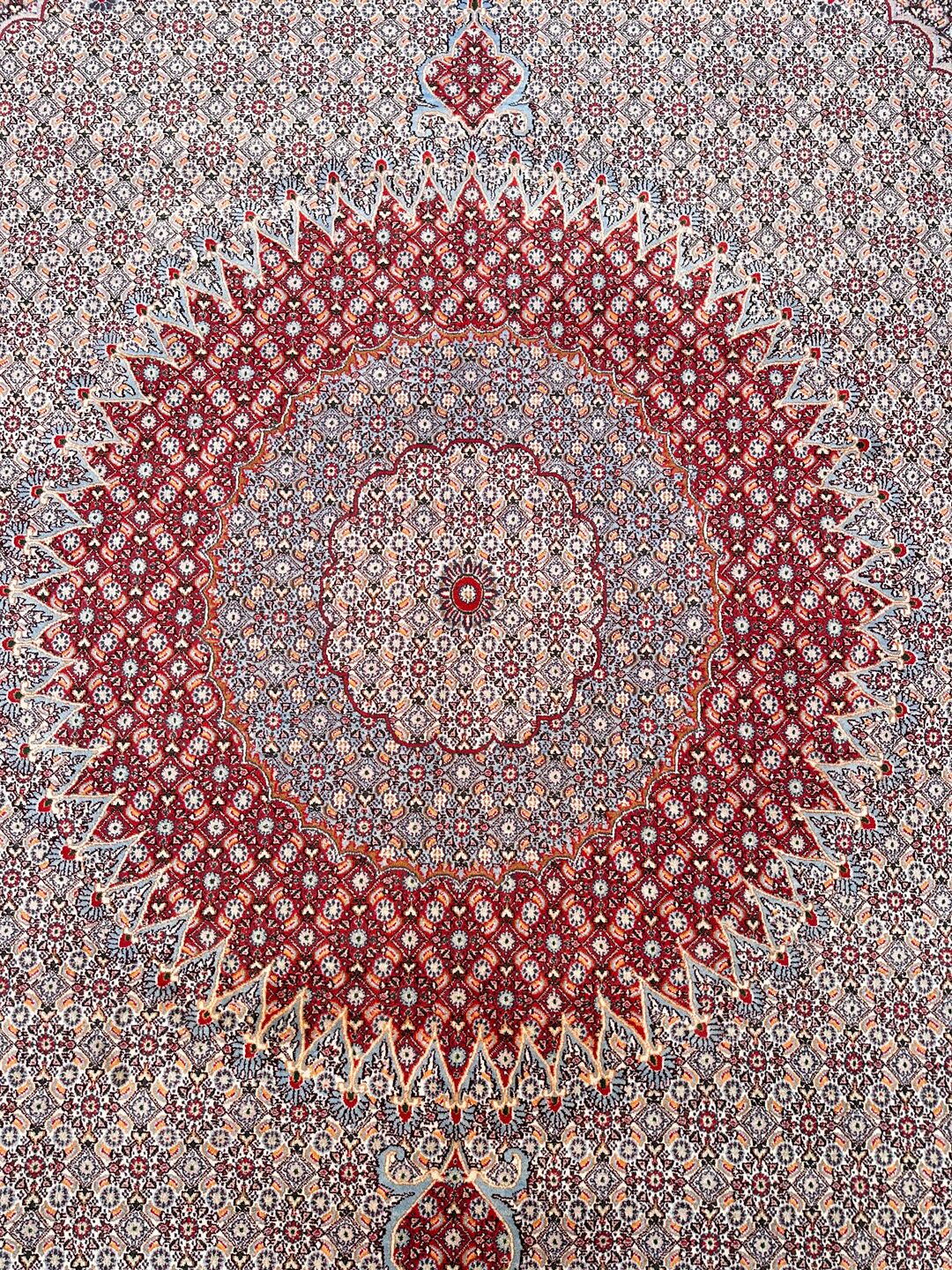 4x3M Super Fine Mood Silkinlaid Persian Rug - Image 3