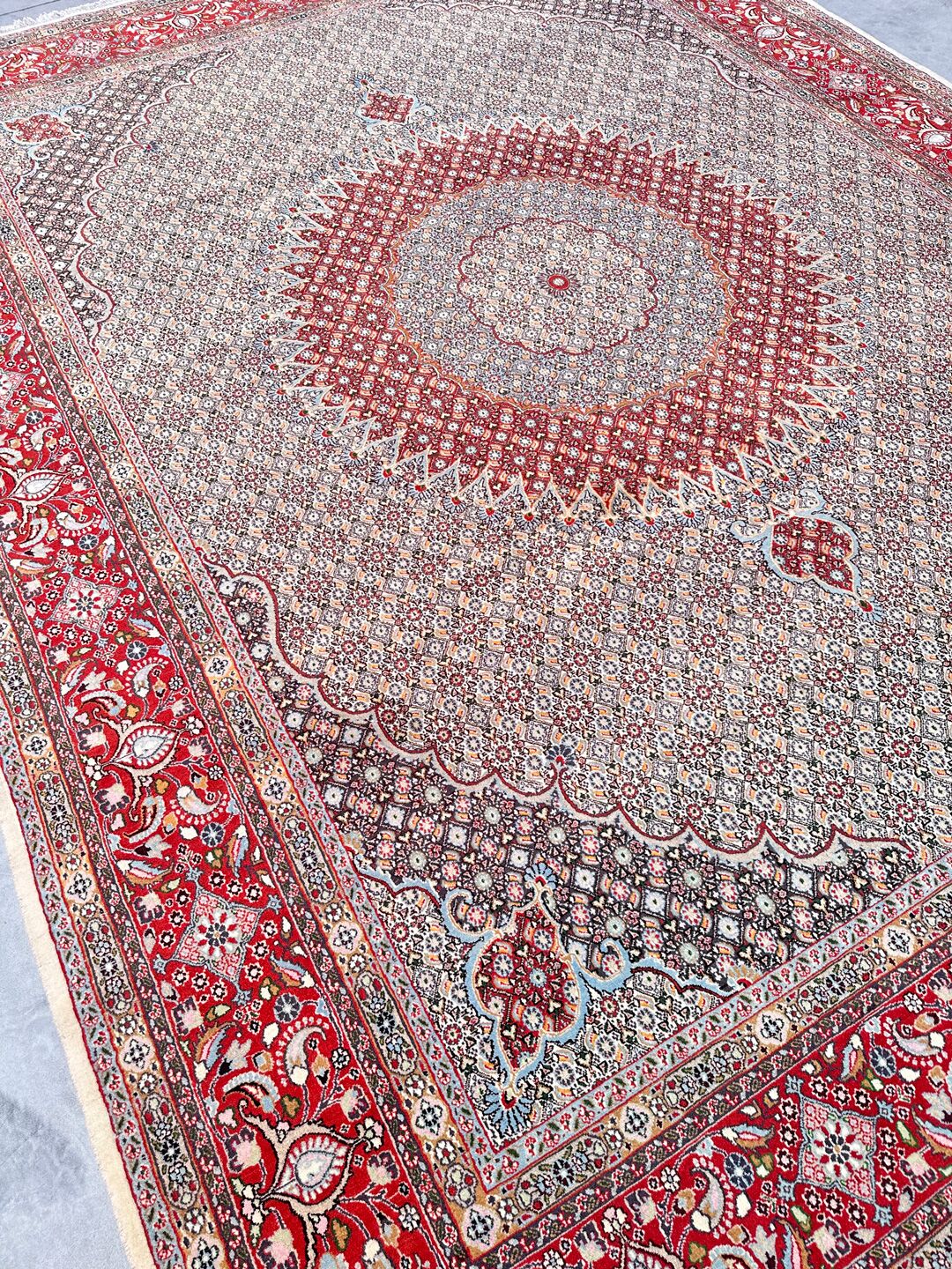 4x3M Super Fine Mood Silkinlaid Persian Rug - Image 15