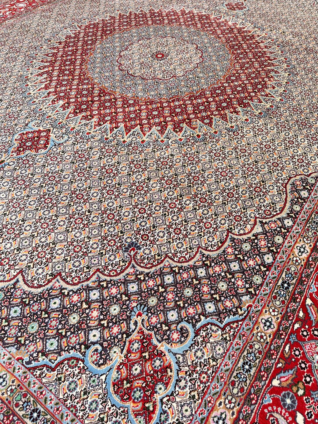 4x3M Super Fine Mood Silkinlaid Persian Rug - Image 10