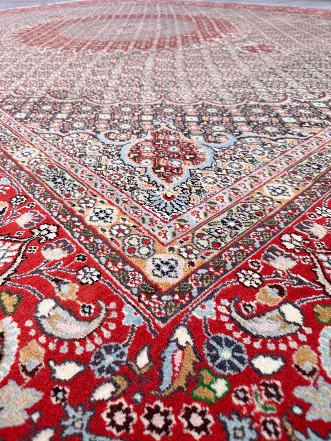 4x3M Super Fine Mood Silkinlaid Persian Rug - Image 8