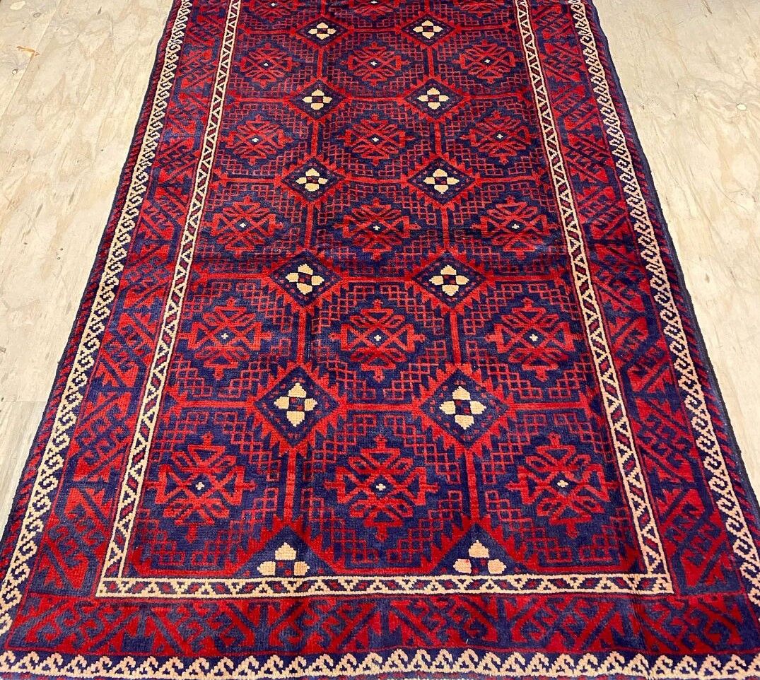 2.8x1.4M Persian Balouchi Nomadic Rug
