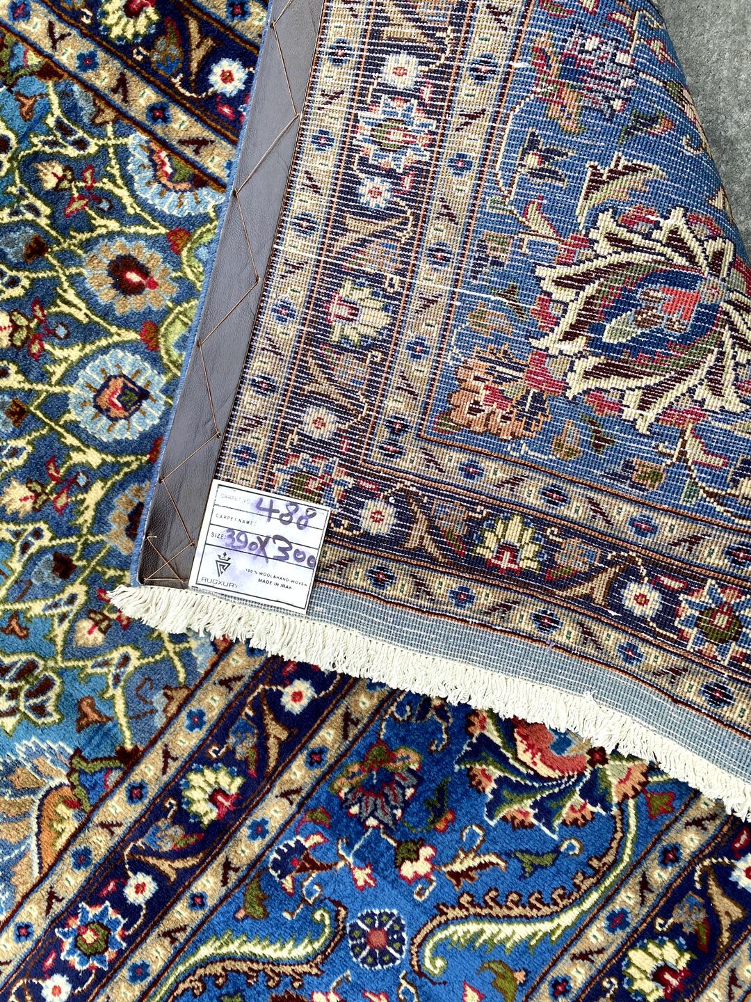 4x3M Lamb's wool Kashmar Rug - Image 8