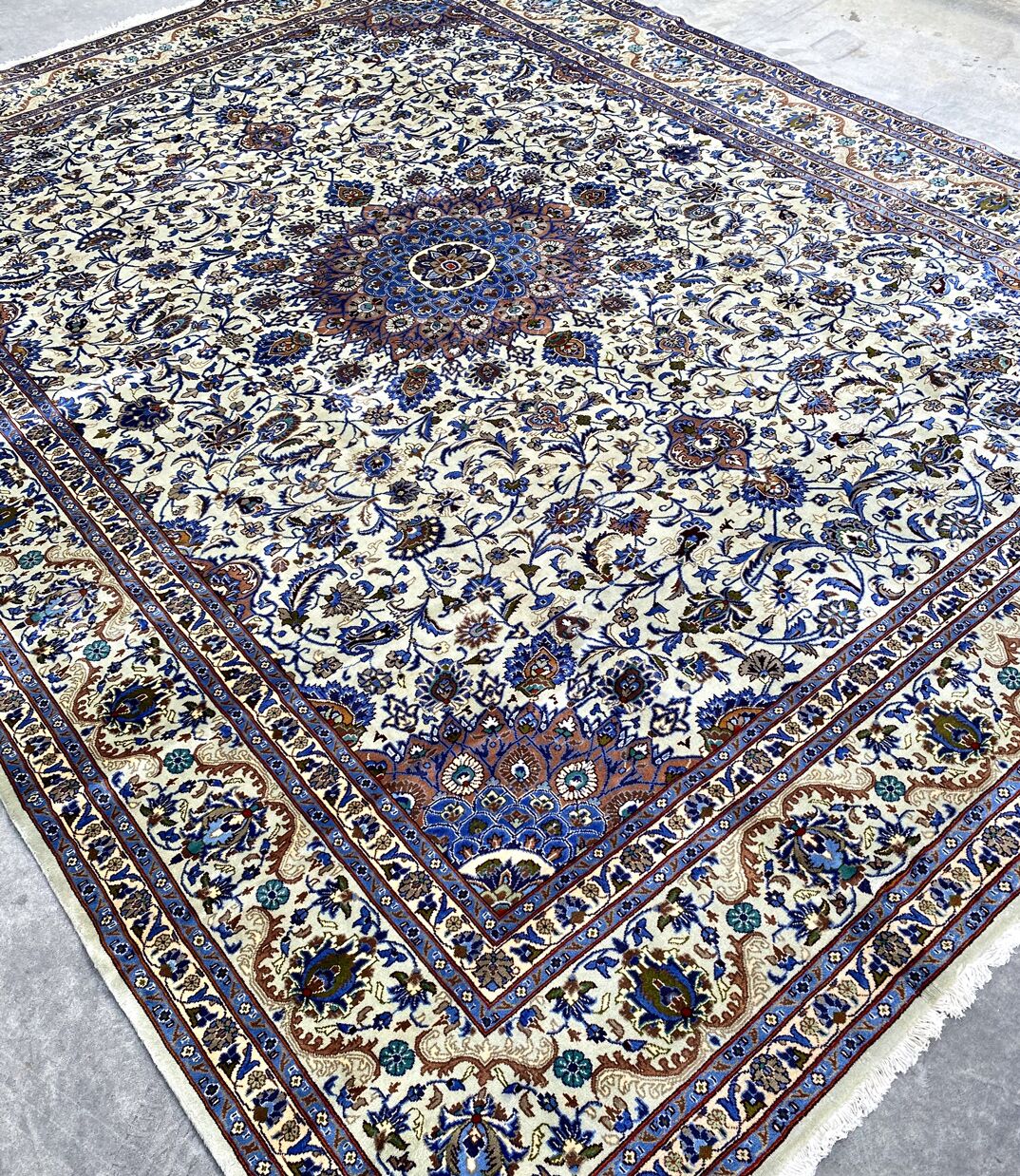 4x3M Fine Pistachio Kashmar Rug - Image 8