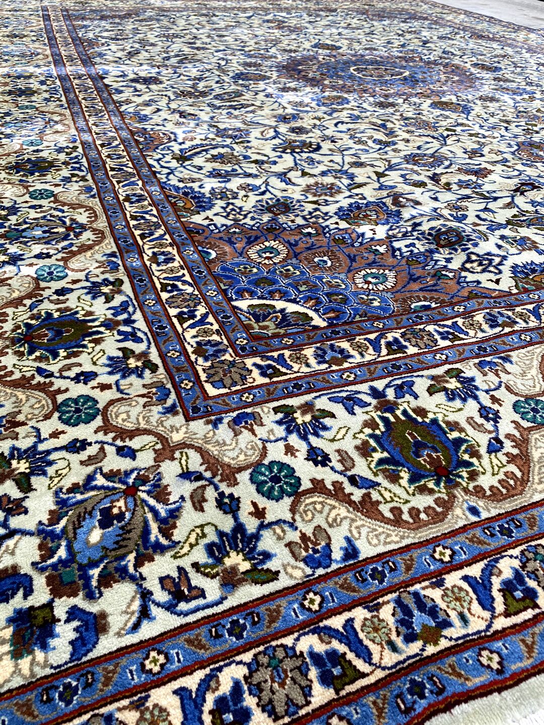 4x3M Fine Pistachio Kashmar Rug - Image 10