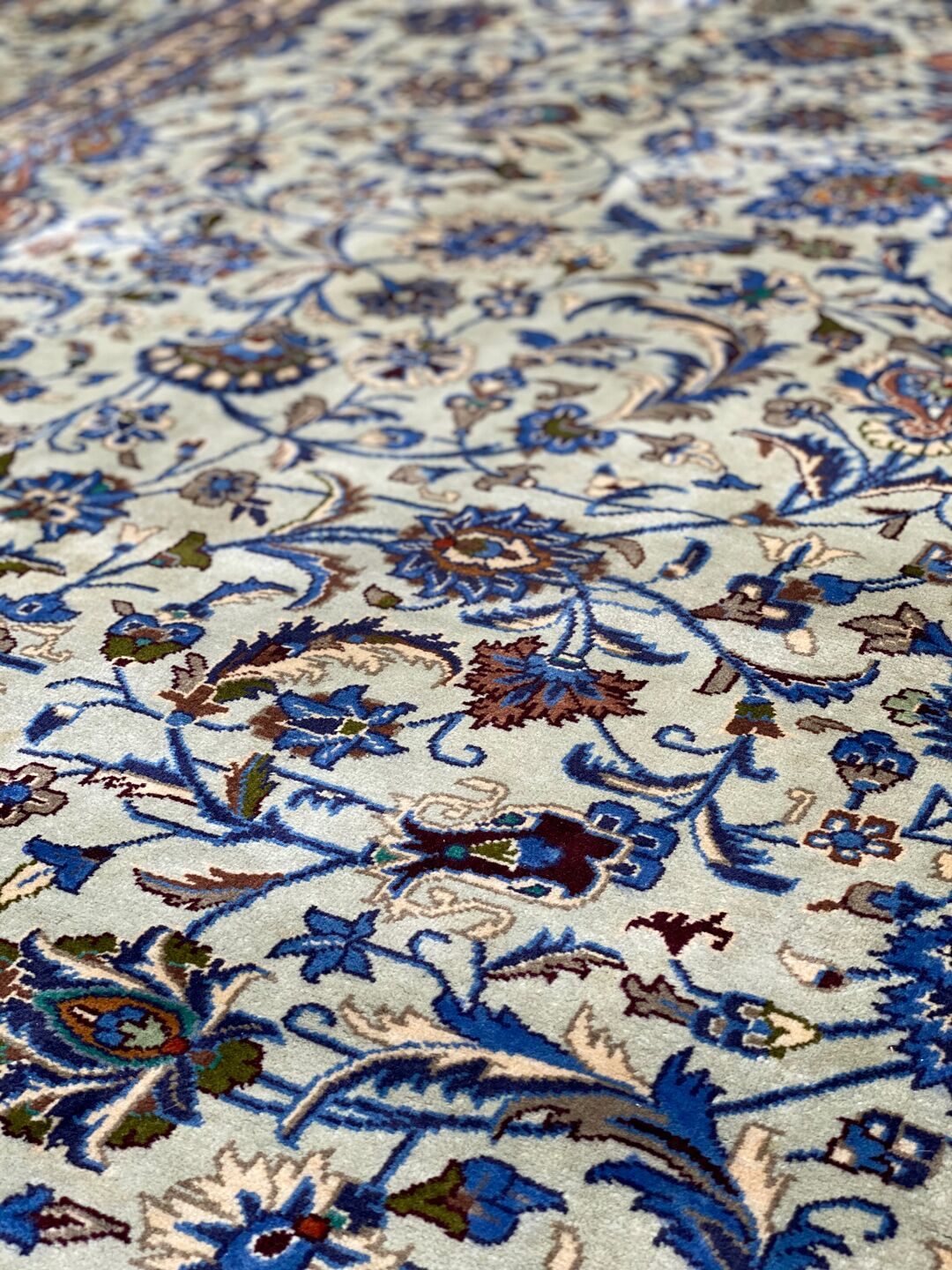 4x3M Fine Pistachio Kashmar Rug - Image 9