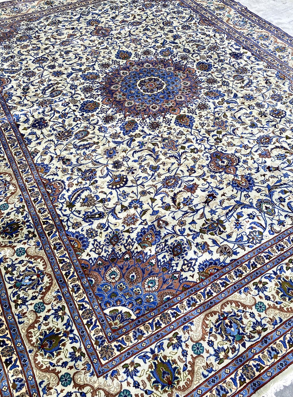 4x3M Fine Pistachio Kashmar Rug - Image 5
