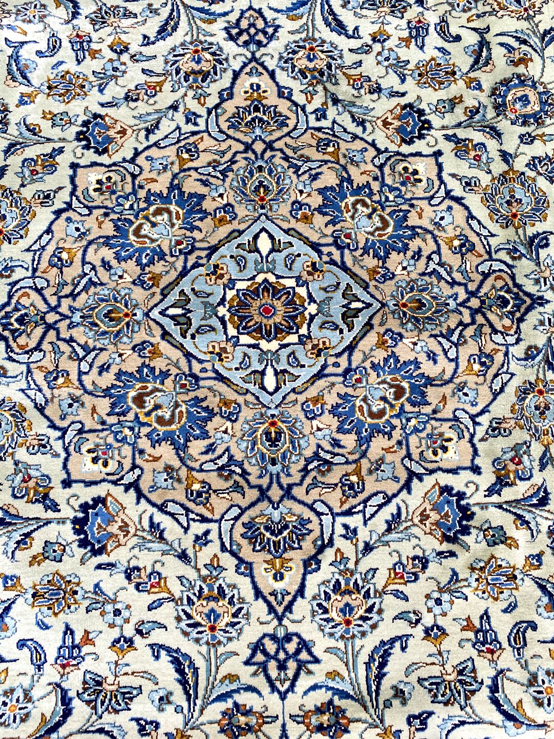 4x3M Pistachio Tone Persian Kashan - Image 3