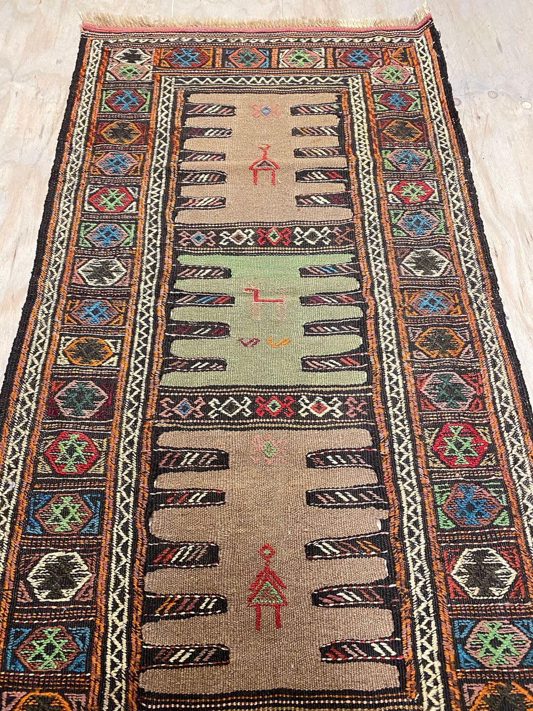 1.5x0.8M Kurdi Handmade Kilim - Image 4